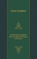 Chronik des Koniglichen Hof- und National-Theaters in Munchen