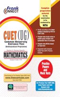 Frank Connect CUET UG Mathematics Book 2024 Complete Preparation Material - NTA CUET UG Entrance Exam Books 2024