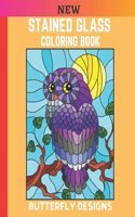 New Stained Glass Coloring Book