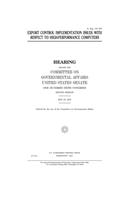 Export control implementation issues with respect to high-performance computers