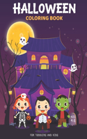 Halloween Coloring Books For Toddlers And Kids Ages 4-8