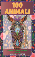 Libri da colorare per adulti - Animale realistico - 100 Animali