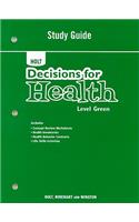 Decisions for Health: Study Guide Level Green