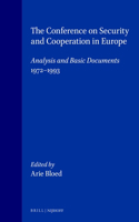 Conference on Security and Cooperation in Europe: Analysis and Basic Documents, 1972-1993