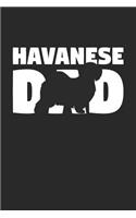 Havanese Notebook 'Havanese Dad' - Gift for Dog Lovers - Havanese Journal