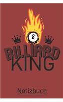 Billiard King Notizbuch