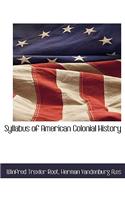 Syllabus of American Colonial History