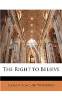 The Right to Believe