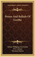 Poems and Ballads of Goethe