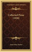 Collected Prose (1920)