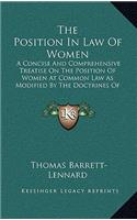 The Position in Law of Women