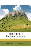 Theory of Horticulture