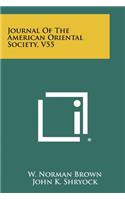 Journal of the American Oriental Society, V55