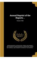 Annual Reprint of the Reports ..; Volume 1920