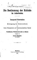 Die Bestimmung der Kolloide im Ackerboden