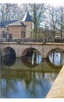 Charming Castle Bridge in Antwerp Belgium Journal: 150 Page Lined Notebook/Diary