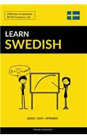 Learn Swedish - Quick / Easy / Efficient: 2000 Key Vocabularies