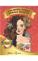 Coloring Book Female Beauty