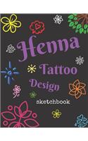 Henna Tattoo Design Sketchbook