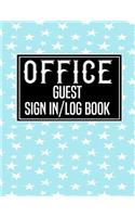 Office Guest Sign in Log Book