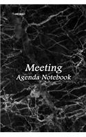 Meeting Agenda Notebook