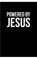 Powered By Jesus: Portable Christian Notebook: 6x9 Composition Notebook with Christian Quote: Inspirational Gifts for Religious Men & Women (Christian Notebooks)