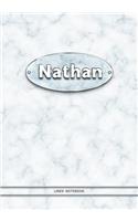 Nathan - Lined Notebook