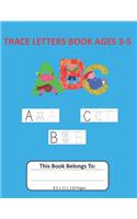 Trace Letters Book Ages 3-5
