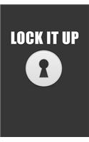Lock It Up Notebook