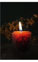 Light from a Magic Candle for My Book of Shadows Wicca Journal: 150 page lined notebook/diary