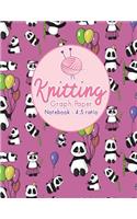 Knitting Graph Paper Notebook - 4