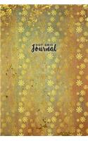 Dot Grid Journal: Bullet Journal Floral Gold Watercolor Notebook Dot Grid Dotted Pages Small Planner Sketchbook Diary (6 X 9) Softbound Cover(Bullet Journals)
