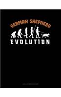 German Shepherd Evolution: Unruled Composition Book(1210 Unruled Composition Book)