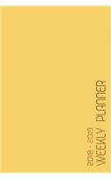 2018 - 2019 Weekly Planner