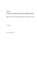 Multi-Level Bandwidth Efficient Block Modulation Codes