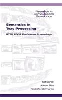 Semantics in Text Processing: Step 2008 Conference Proceedings