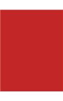 Red 101 - Lined with Margins Notebook (Narrow)