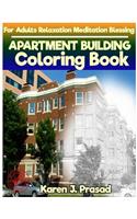APARTMENT BUILDING Coloring book for Adults Relaxation Meditation Blessing