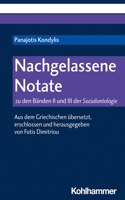 Nachgelassene Notate