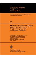 Methods of Local and Global Differential Geometry in General Relativity