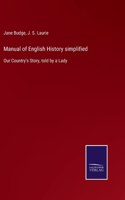 Manual of English History simplified