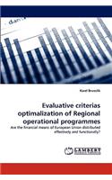 Evaluative criterias optimalization of Regional operational programmes