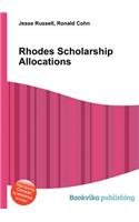 Rhodes Scholarship Allocations