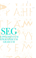 Supplementum Epigraphicum Graecum, Volume XXXII (1982)