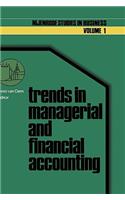 Trends in Managerial and Financial Accounting