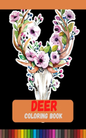 Deer Coloring Book: Relaxing, Calming, Stress Relieving Designs