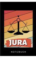 Jura Notizbuch