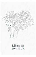 Libro de pedidos: Entrada de pedidos de venta, práctico para que lo rellenes - Diseño: Mujer en el viento