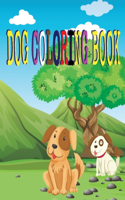 Dog Coloring Book: 50 Printable Big Images Dog Coloring Book Gift for Men and Women - 8.5x11 Inch Page Size Doggy Color Book to Print