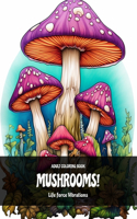 Mushrooms! - Adult Coloring Book